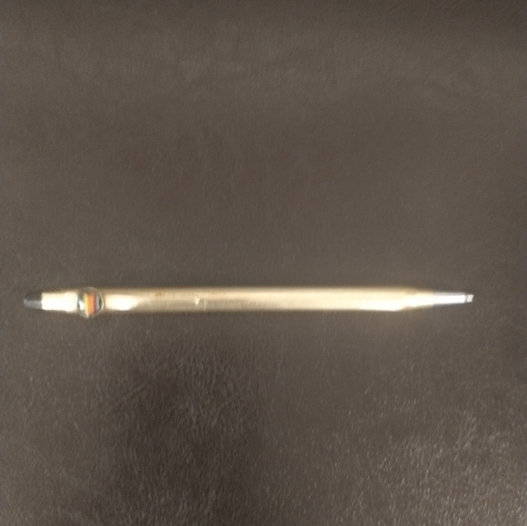 Vintage 1980‎ Cross 10 k gold filled pen with apple  logo - Picture 2 of 8